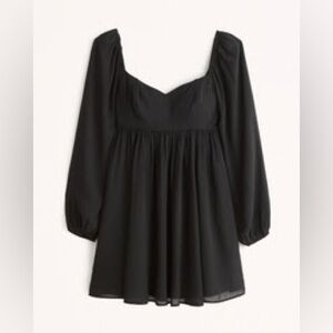 Abercrombie Black Long Sleeve Dress